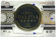 2021 Topps Five Star MLB Baseball Hobby Box